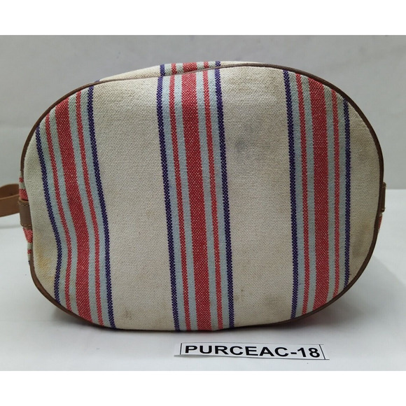 Tory Burch Multicolor Stripes Bucket Drawstring Crossbody Bag - Picture 8 of 16